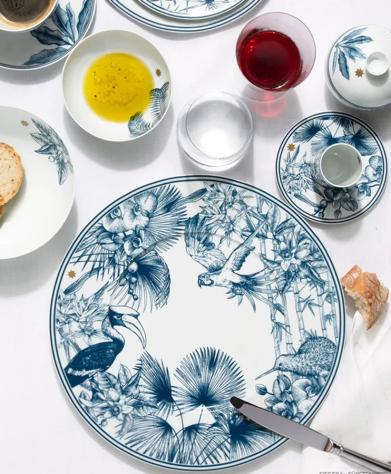 Sieger by Fu00fcrstenberg Porzellan|Teller|Paraíso Blue Teller Coupform