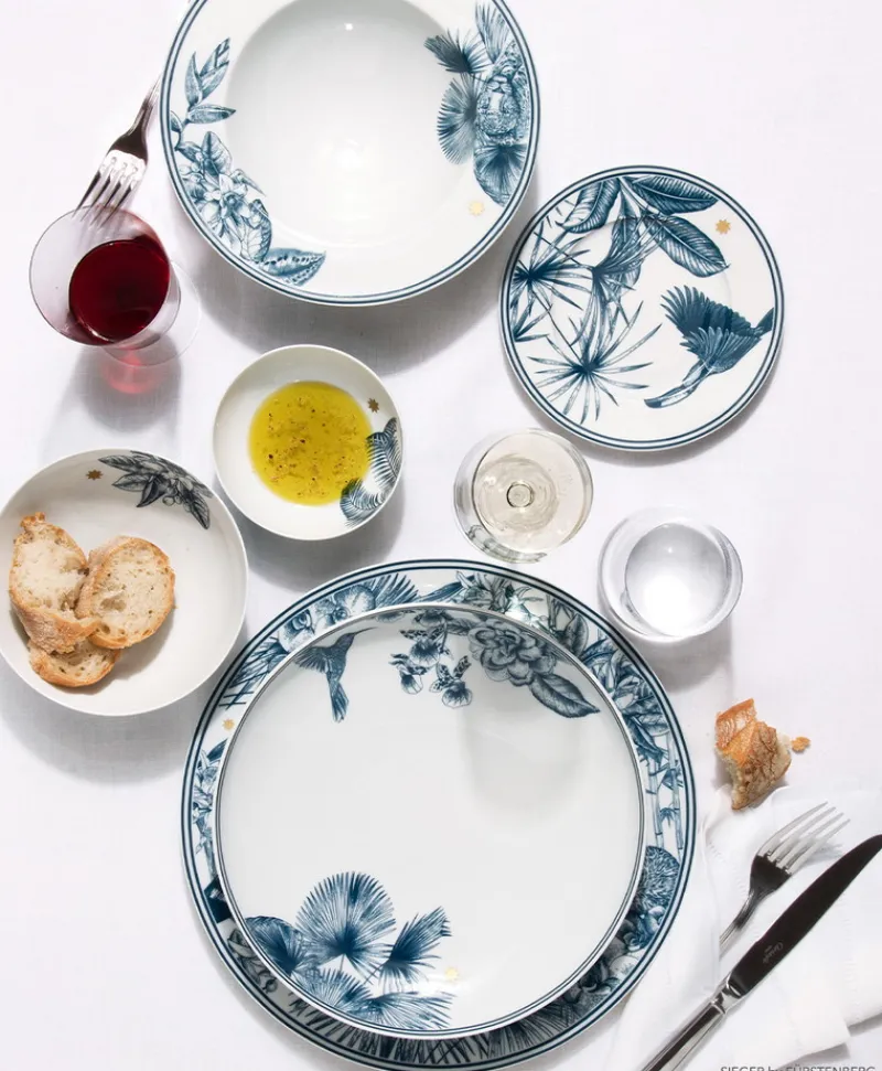 Sieger by Fu00fcrstenberg Porzellan|Teller|Paraíso Blue Teller Coupform