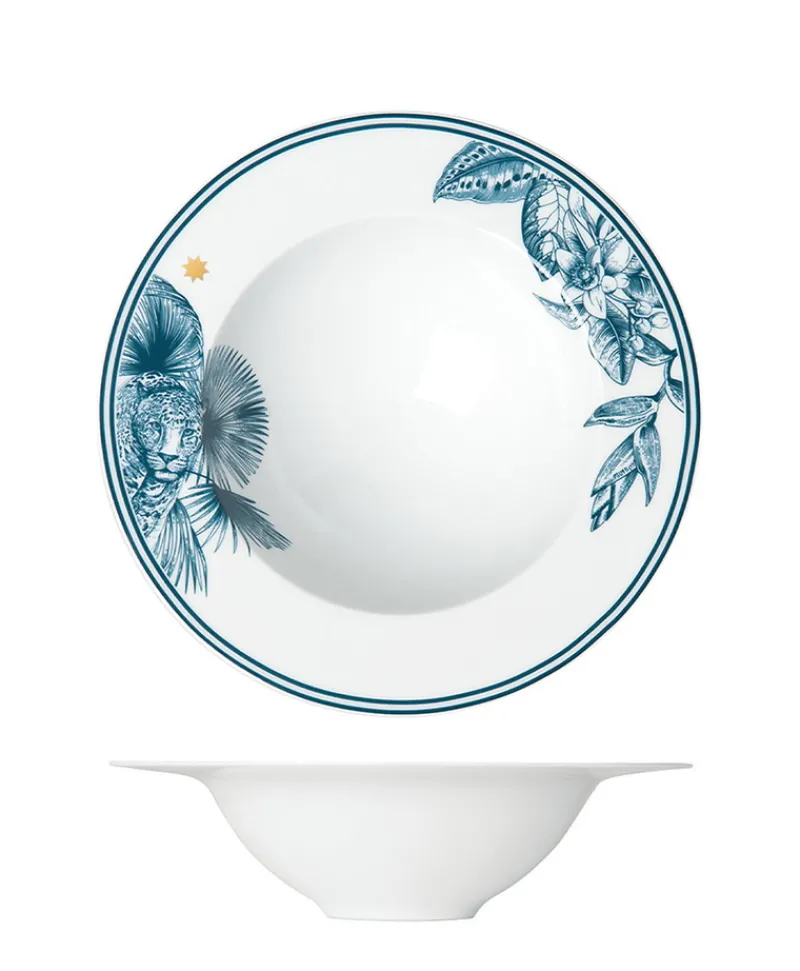 Sieger by Fu00fcrstenberg Porzellan|Teller|Paraíso Blue Teller Fahnenform