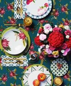 Sieger by Fu00fcrstenberg Porzellan|Teller|Paraíso Teller Fahnenform