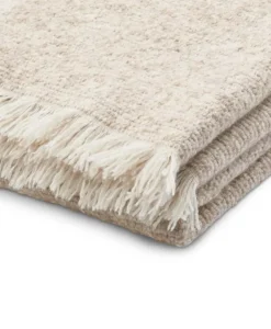 Luiz Decken Und Plaids|Plaid Hanny aus Bouclé-Cashmere mit Fransen