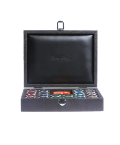 Hector Saxe Paris Edles Handwerk|Spiele|Poker-Set Alligator aus Leder