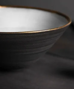 Ton Stein Gut Asiatische Küche|Keramik|Ramen Set “Schwarze Erde”