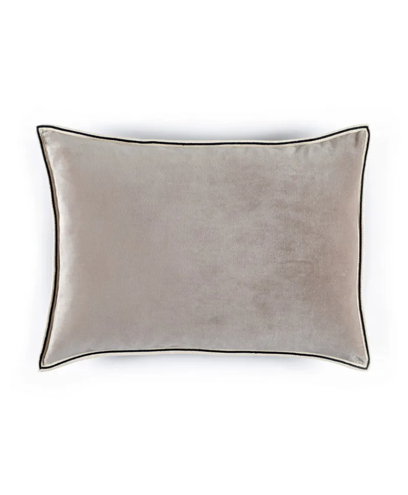 u00c9litis Kissen|Samtkissen Aristote mit Paspelveredelung