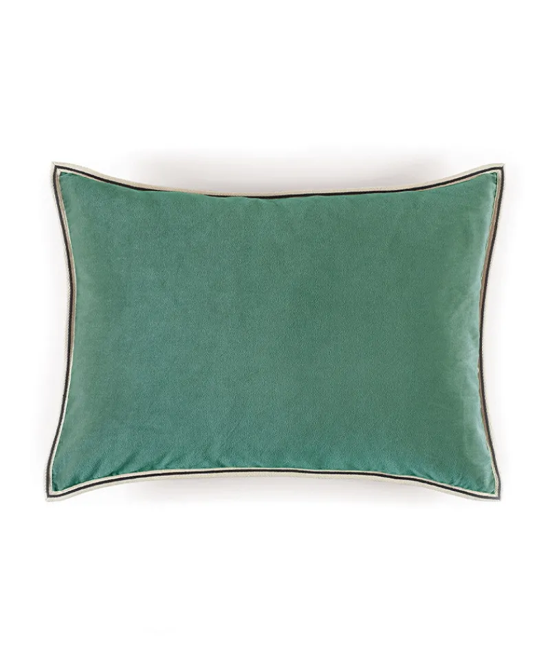 u00c9litis Kissen|Samtkissen Aristote mit Paspelveredelung