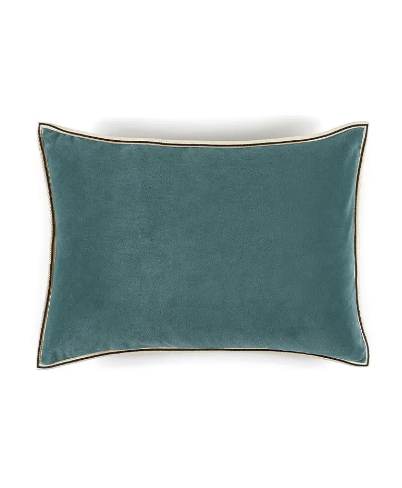 u00c9litis Kissen|Samtkissen Aristote mit Paspelveredelung