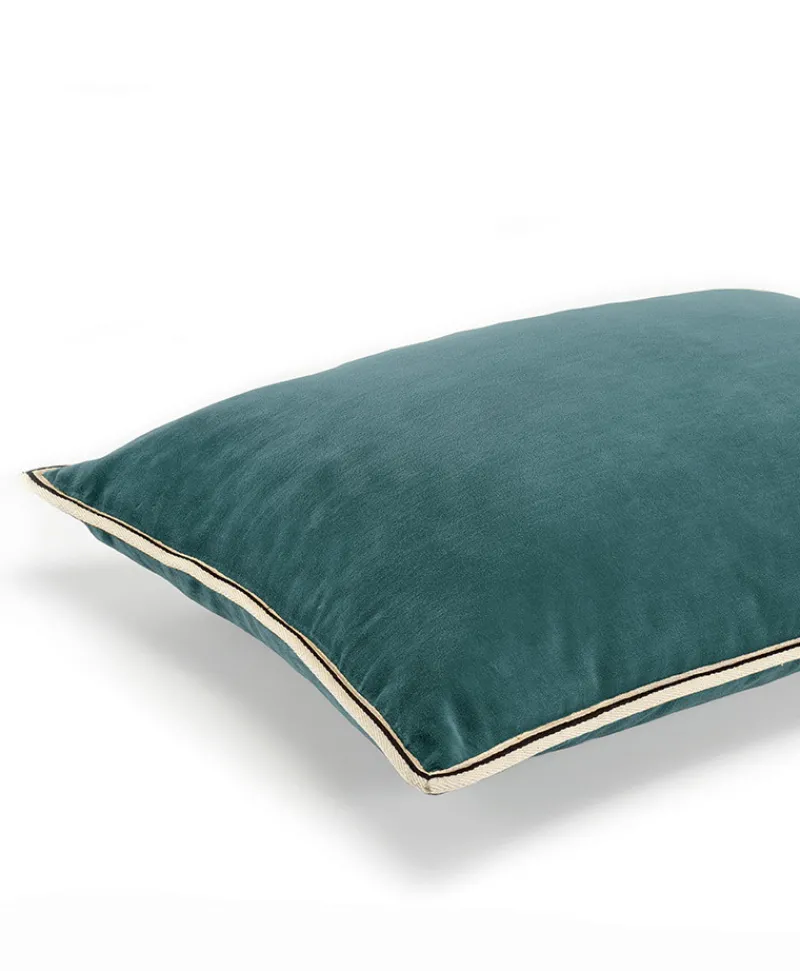 u00c9litis Kissen|Samtkissen Aristote mit Paspelveredelung