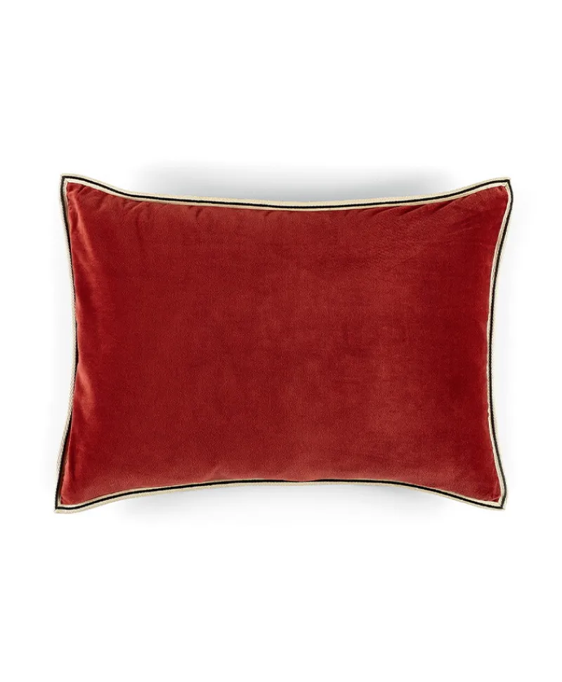 u00c9litis Kissen|Samtkissen Aristote mit Paspelveredelung