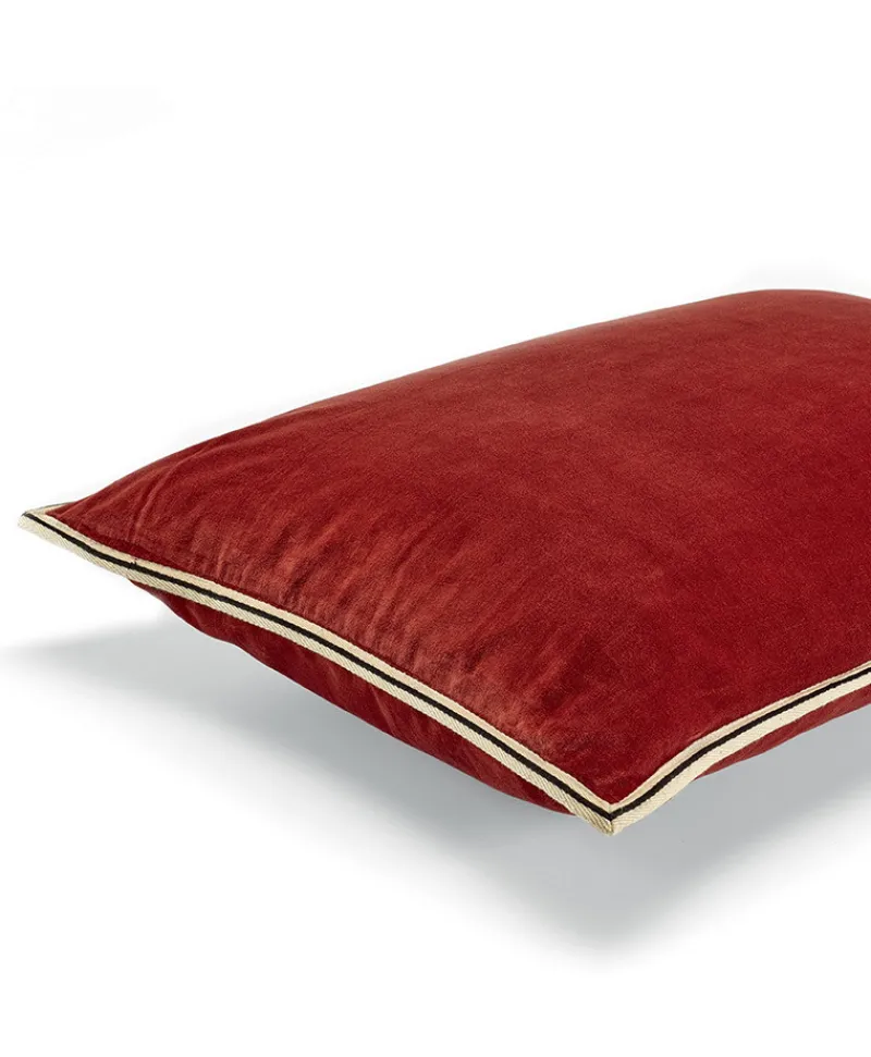 u00c9litis Kissen|Samtkissen Aristote mit Paspelveredelung