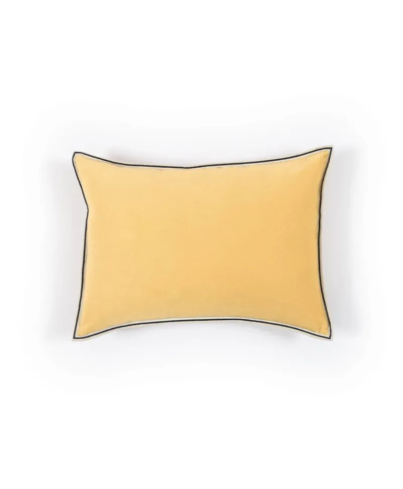 u00c9litis Kissen|Samtkissen Aristote mit Paspelveredelung