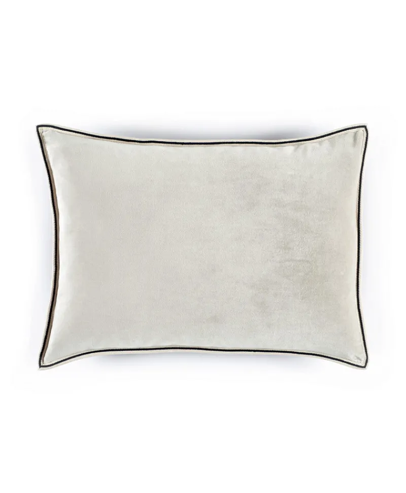 u00c9litis Kissen|Samtkissen Aristote mit Paspelveredelung