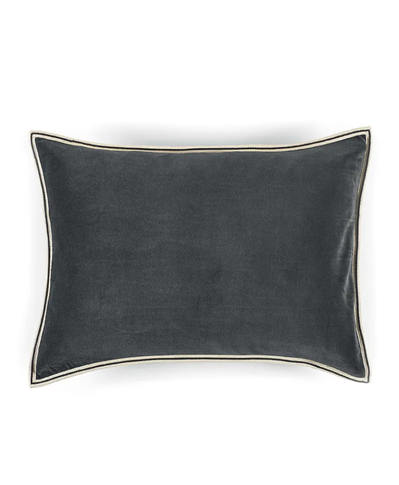 u00c9litis Kissen|Samtkissen Aristote mit Paspelveredelung