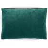 u00c9litis Kissen|Samtkissen Athena mit Paspelveredelung