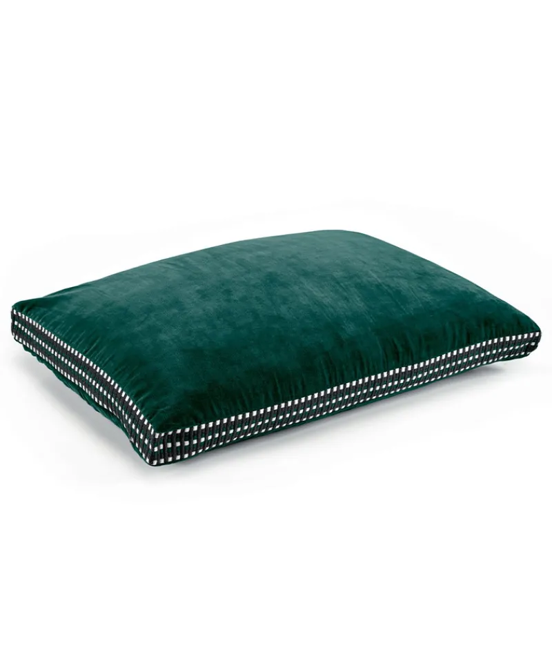 u00c9litis Kissen|Samtkissen Athena mit Paspelveredelung