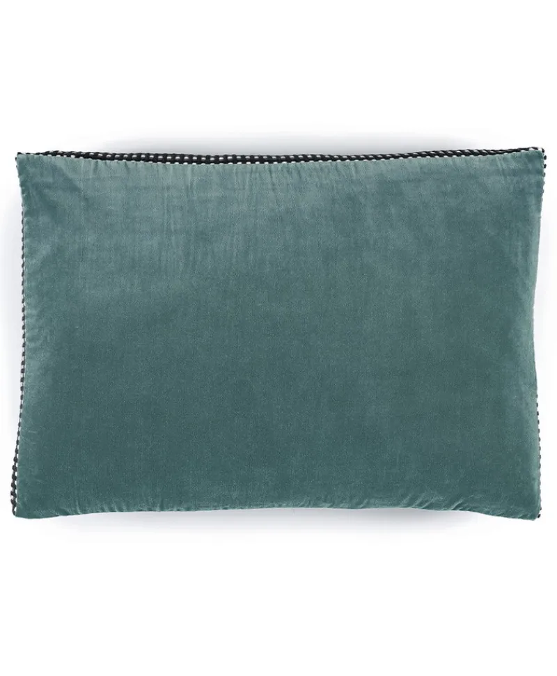 u00c9litis Kissen|Samtkissen Athena mit Paspelveredelung