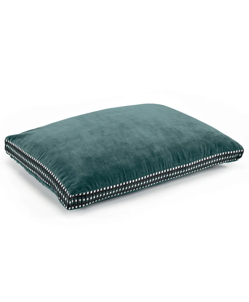 u00c9litis Kissen|Samtkissen Athena mit Paspelveredelung