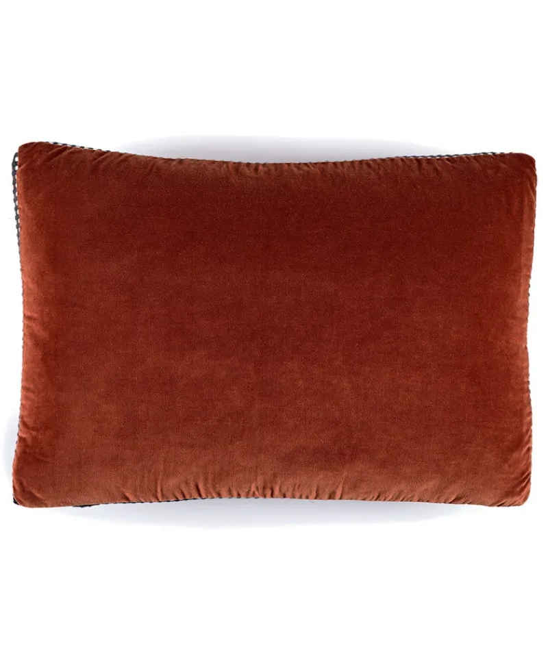 u00c9litis Kissen|Samtkissen Athena mit Paspelveredelung