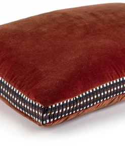 u00c9litis Kissen|Samtkissen Athena mit Paspelveredelung