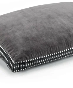 u00c9litis Kissen|Samtkissen Athena mit Paspelveredelung