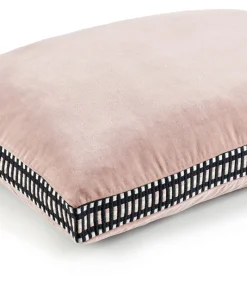 u00c9litis Kissen|Samtkissen Athena mit Paspelveredelung