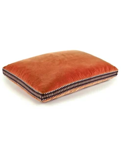 u00c9litis Kissen|Samtkissen Athena mit Paspelveredelung