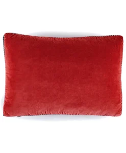 u00c9litis Kissen|Samtkissen Athena mit Paspelveredelung