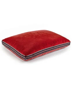 u00c9litis Kissen|Samtkissen Athena mit Paspelveredelung