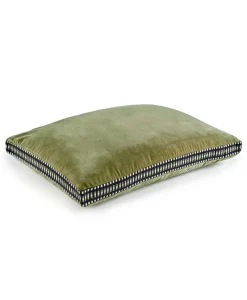 u00c9litis Kissen|Samtkissen Athena mit Paspelveredelung