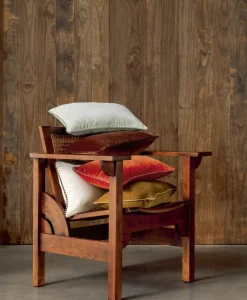 u00c9litis Kissen|Samtkissen Olympe mit Paspelveredelung