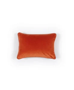 u00c9litis Kissen|Samtkissen Olympe mit Paspelveredelung