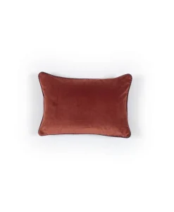 u00c9litis Kissen|Samtkissen Olympe mit Paspelveredelung