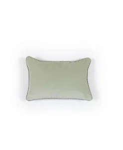 u00c9litis Kissen|Samtkissen Olympe mit Paspelveredelung