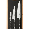Laguiole en Aubrac Messer|Set aus 3 Küchenmessern "Klassisch"