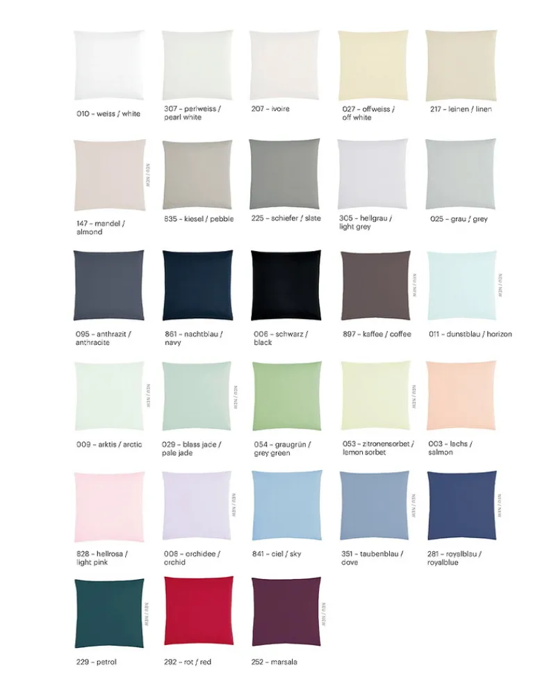 Christian Fischbacher Satin|Spannlaken Satin Uni