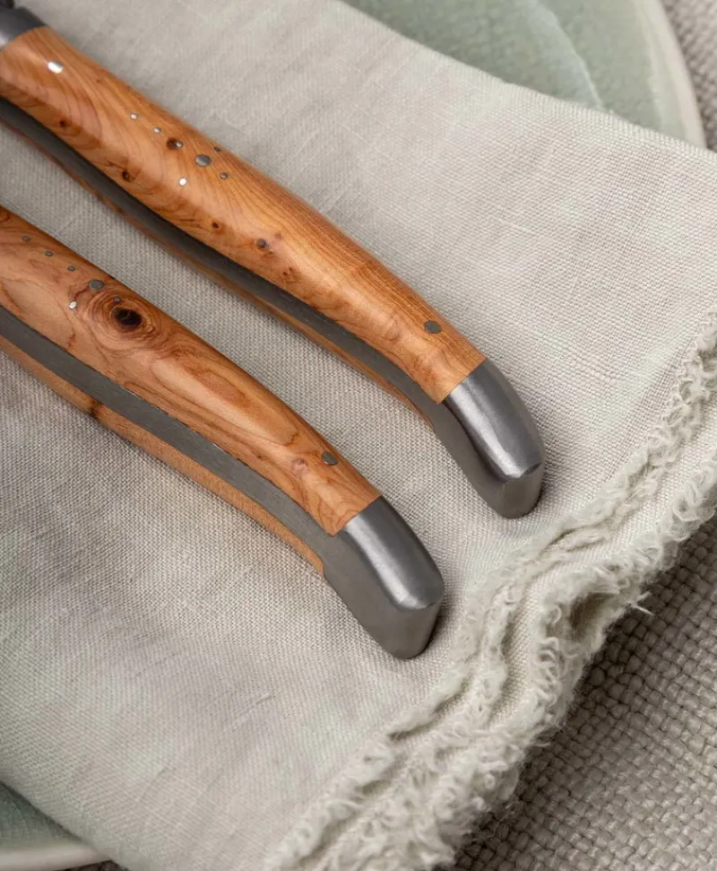Laguiole en Aubrac Messer|Besteck|Steakmesser 2er-Set