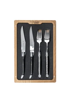 Laguiole en Aubrac Edles Handwerk|Besteck|Steakmesser und Gabel-Set
