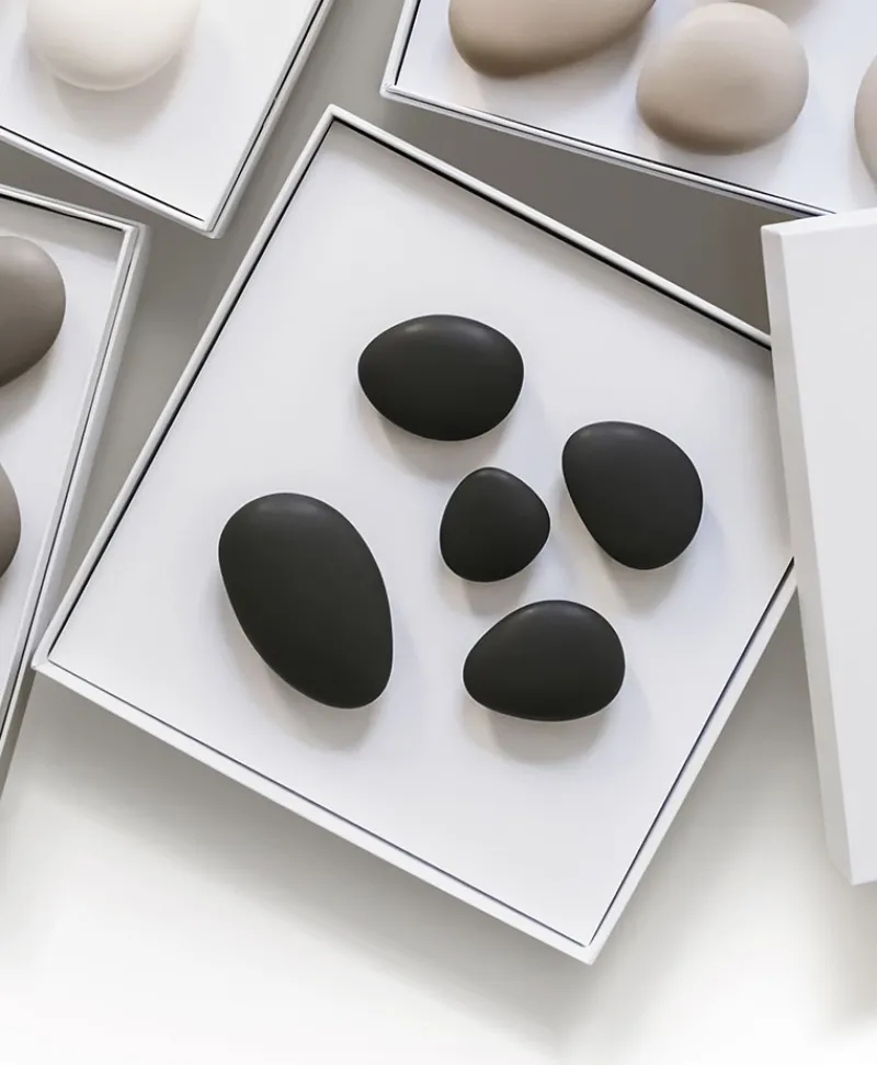 MAOMI Interior und Design Spiegel Und Wanddekoration|Handtuchhalter Und -haken|Steinförmige Wandhaken - Wall Installation Hooks