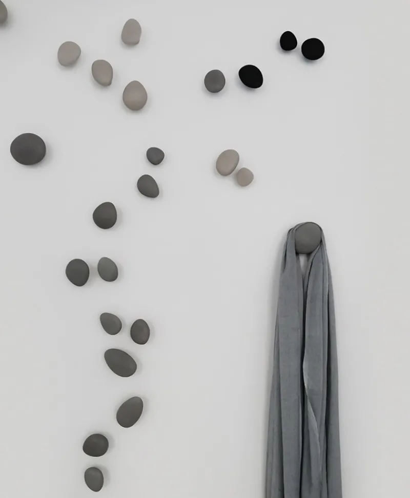 MAOMI Interior und Design Spiegel Und Wanddekoration|Handtuchhalter Und -haken|Steinförmige Wandhaken - Wall Installation Hooks