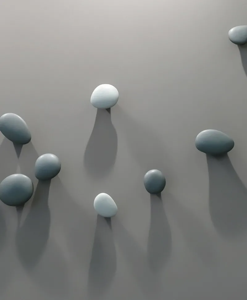 MAOMI Interior und Design Spiegel Und Wanddekoration|Handtuchhalter Und -haken|Steinförmige Wandhaken - Wall Installation Hooks