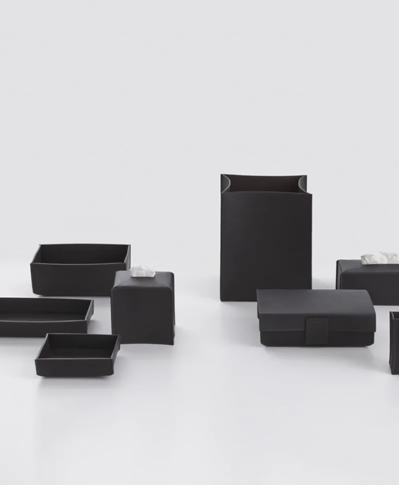 Decor Walther Schmuckaufbewahrung|Tabletts|Tablett aus Leder