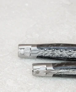 Laguiole en Aubrac Messer|Besteck|Taschenmesser "Karbon mit Farbreflexen"