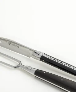 Laguiole en Aubrac Grillen|Grillen|Tranchierset mit Fleischmesser und Fleischgabel