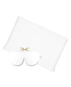 Holistic Silk Schlafmasken, Seidenkissen Und Seidenturban|Verjüngungsset aus Schlafmaske und Kissenbezug