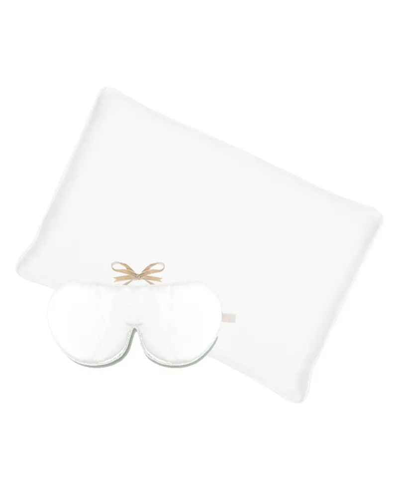 Holistic Silk Schlafmasken, Seidenkissen Und Seidenturban|Verjüngungsset aus Schlafmaske und Kissenbezug