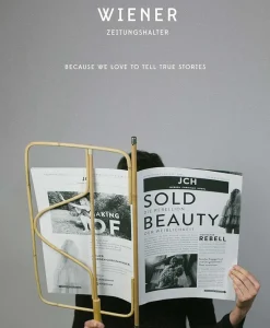 Formpoet Zeitungshalter|Wiener Zeitungshalter aus Holz