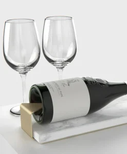 Fold Furniture Bar- Und Weinzubehör|World Of Wine|WINE STAND Weinflaschenhalter aus Marmor und Stahl