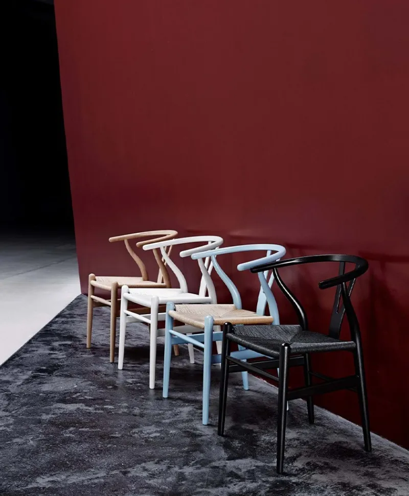 Carl Hansen & Su00f8n Stuhl, Hocker Und Bank|Wishbone Chair CH24