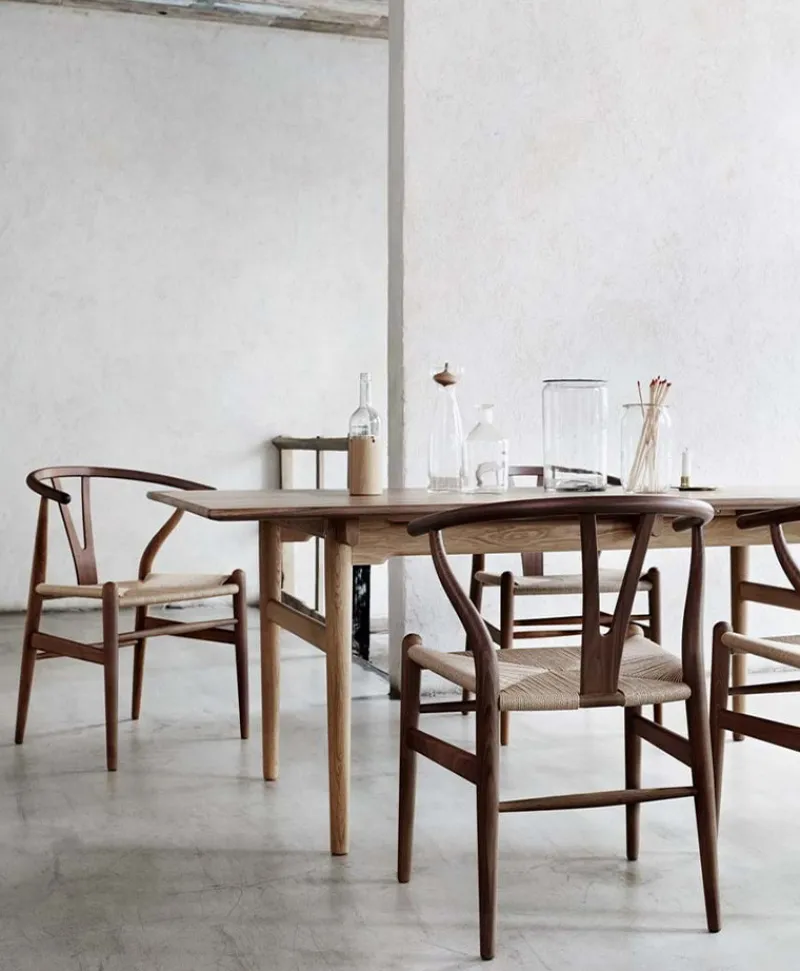 Carl Hansen & Su00f8n Stuhl, Hocker Und Bank|Wishbone Chair CH24