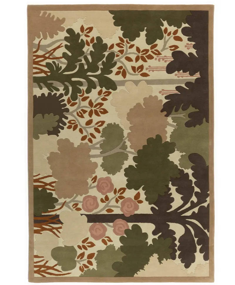 u00c9litis Teppiche|Wollteppich Passiflore