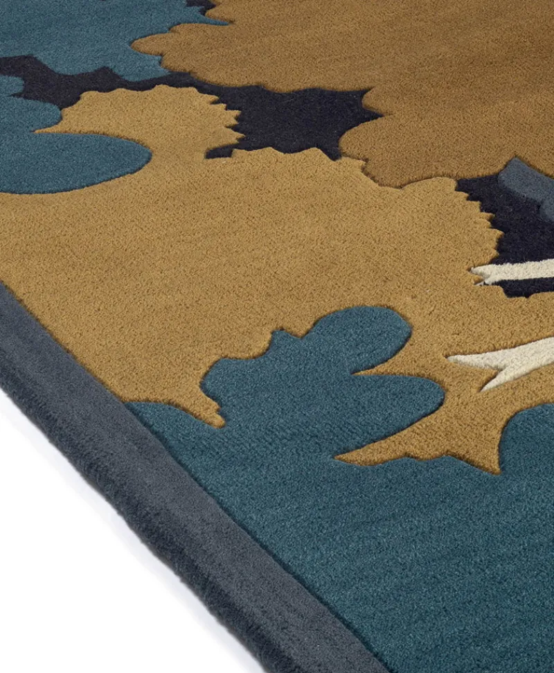 u00c9litis Teppiche|Wollteppich Passiflore